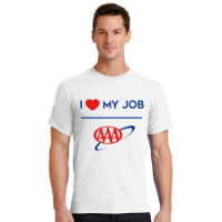 11306 - I Love My Job Tshirt - White - thumbnail