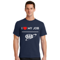 11307 - I Love My Job Tshirt - Navy - thumbnail