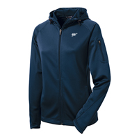 Sport-Tek Ladies Tech Fleece Full-Zip Hooded Jacket