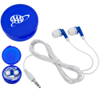 Ear Buds in Plastic Case