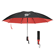 A5812 - 46inch Arc Two-Tone Inversion Umbrella With 100% rPET Canopy A5812 - 46inch Arc Two-Tone Inversion Umbrella With 100% rPET Canopy