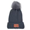DCI1128 - Leeman Knit Beanie with Fur Pom Pom - thumbnail