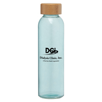DCI345 - Alpine - 17 oz. Glass Bottle with Bamboo Lid