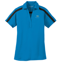 DCI309 - Port Authority Ladies Silk Touch Performance Colorblock Stripe Polo - thumbnail