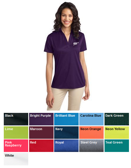 port authority ladies silk touch performance polo