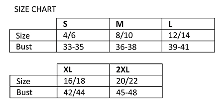 north face ladies size chart