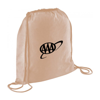 A2168 - 4oz Cotton Drawstring Bag - thumbnail