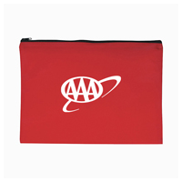 A813 - Non-Woven Document Sleeve With Zipper - thumbnail