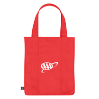 Non-Woven Shopper Tote Bag With 100% RPET Material