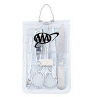 Translucent 5-Piece Manicure Pouch