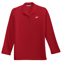 Port Authority Ladies Silk Touch Long Sleeve Polo