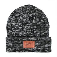 Leeman Heathered Knit Cuffed Rib Beanie