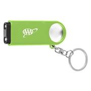Magnifier And LED Light Key Chain