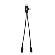 Dual Connect Recycled Multi-Charging Cable