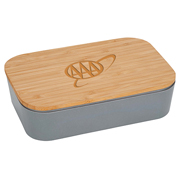 Bamboo Fiber Lunch Box with Cutting Board Lid